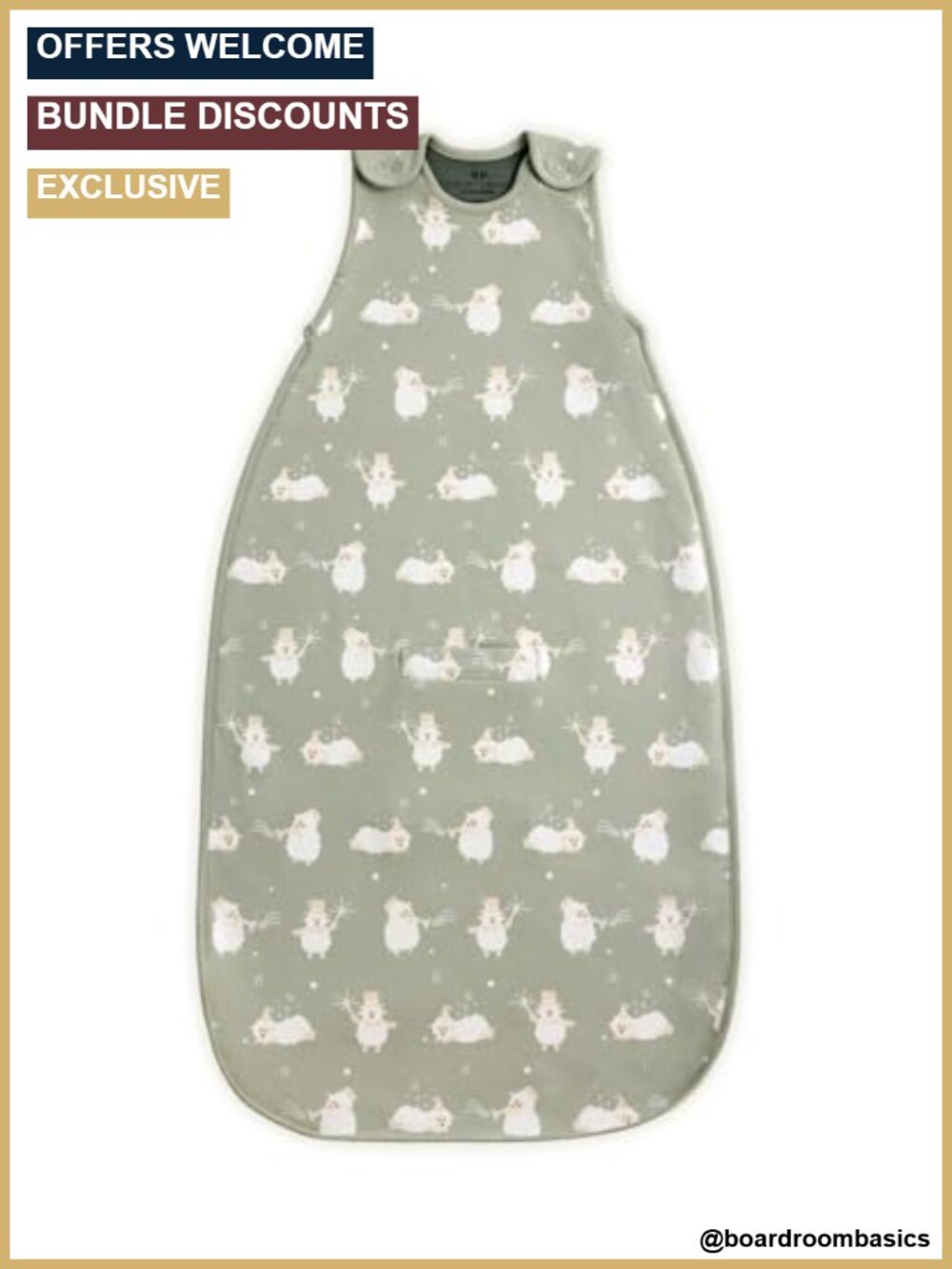 Merino Wool Baby Sleep Sack Organic Cotton Temperature Regulating